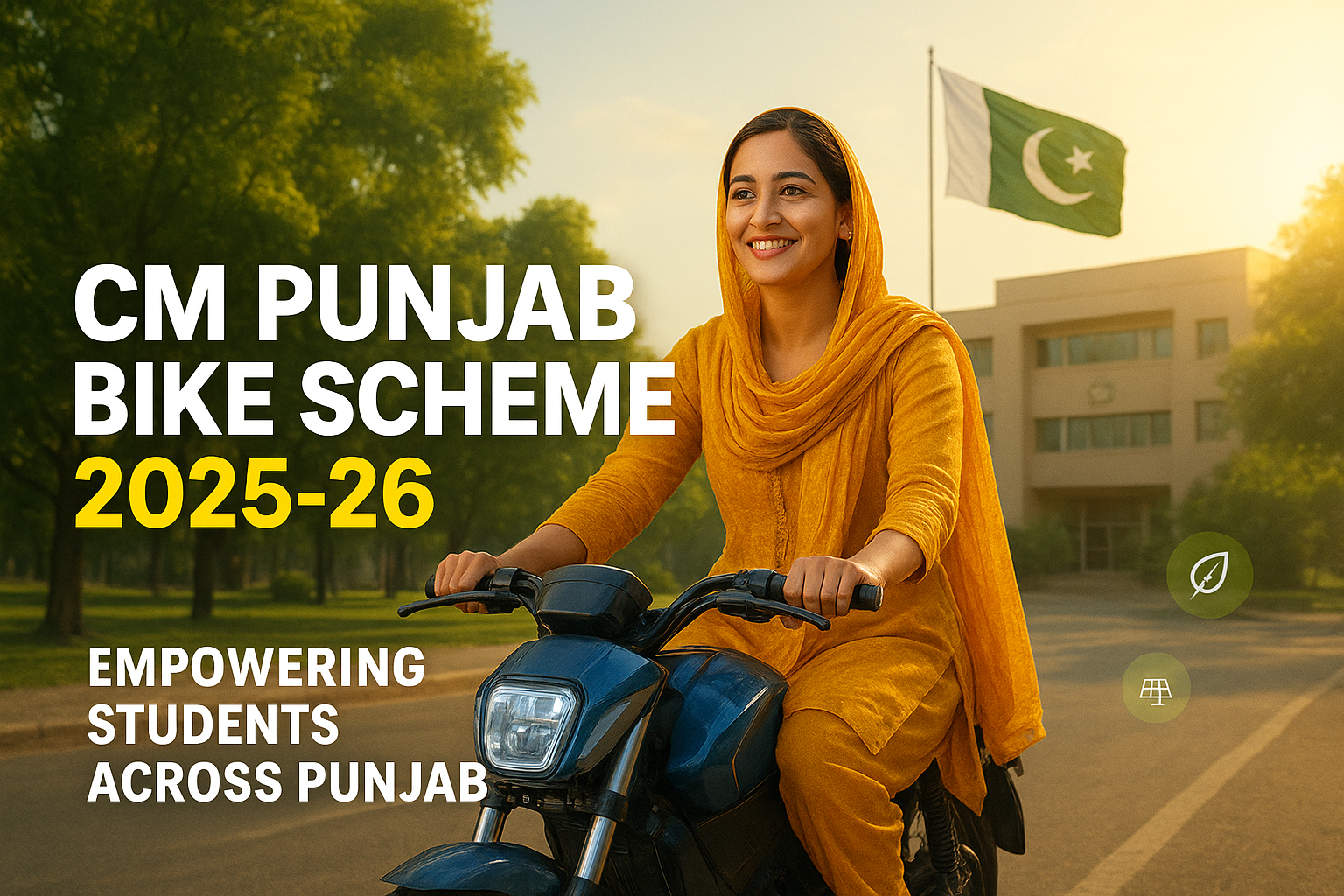 CM Punjab Bike Scheme 2025-26: Students with subsidized e-bikes