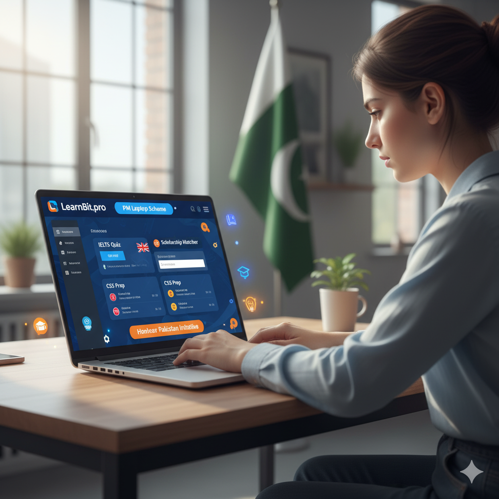 LearnBit.pro dashboard showing AI tools and schemes for 2026