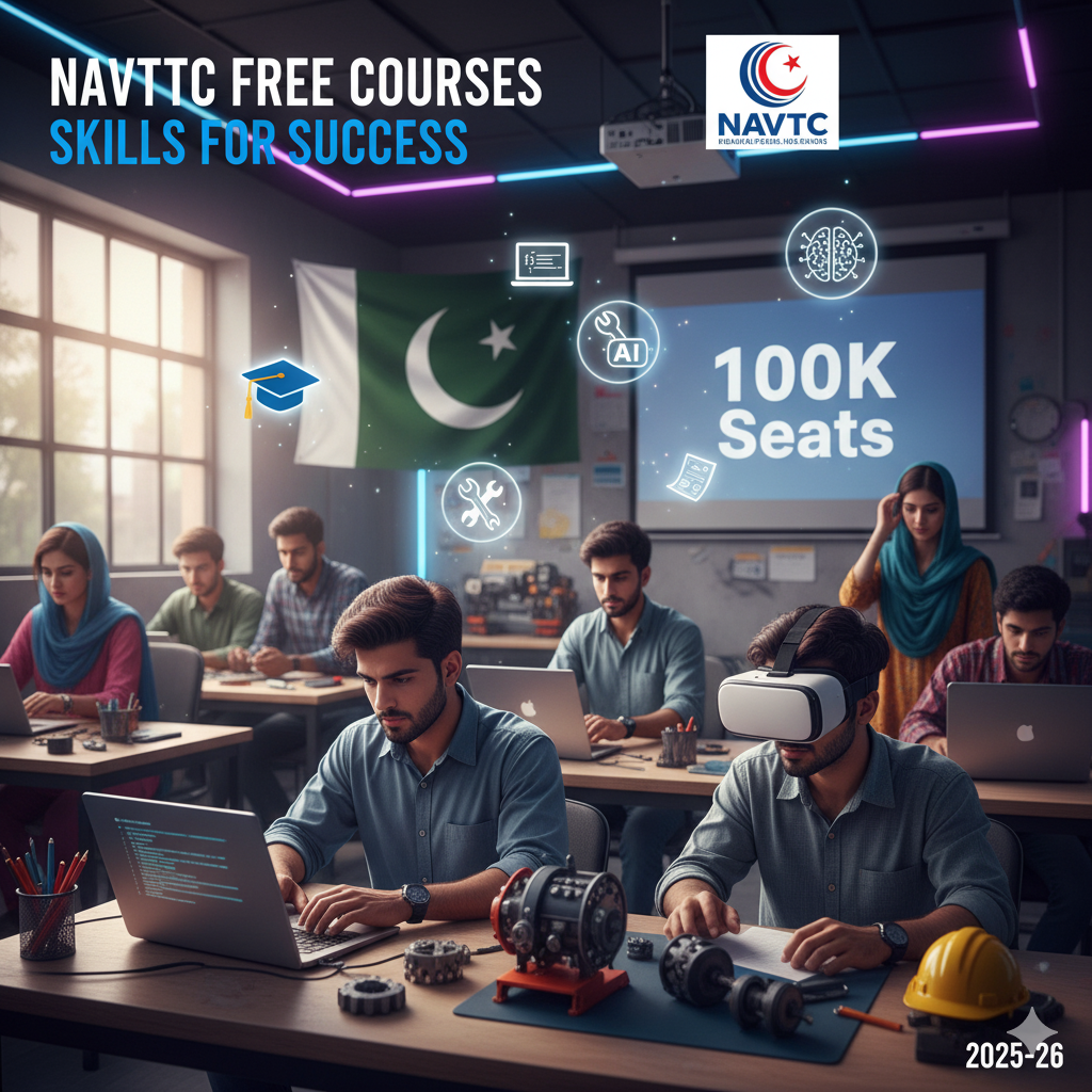 NAVTTC Free Courses 2025-26 Pakistan Vocational Training